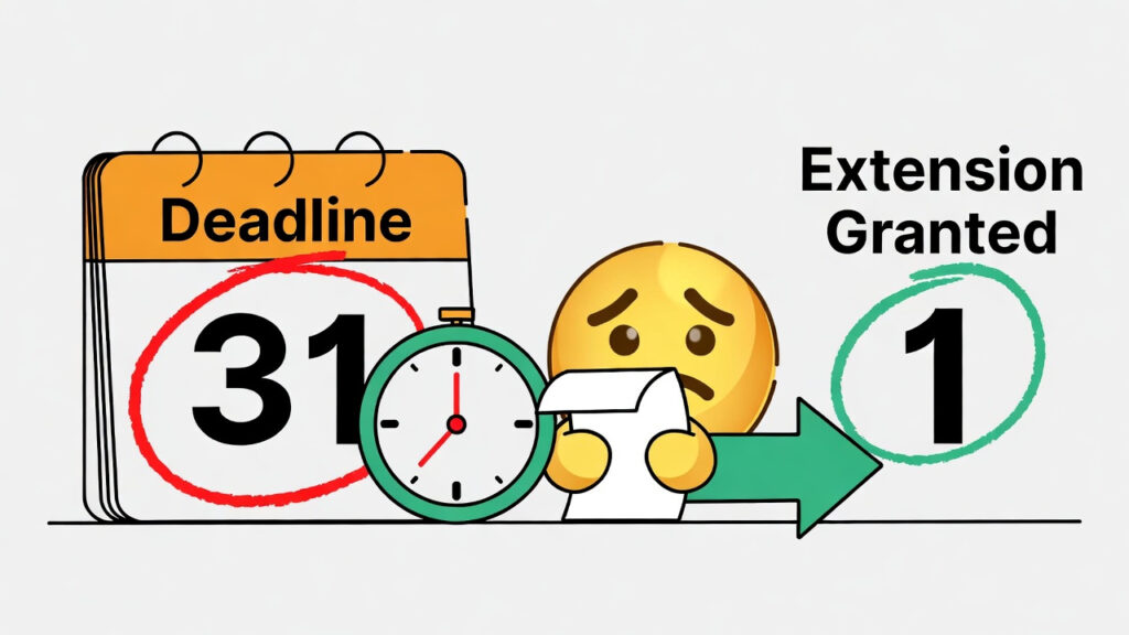 Due Date Nikal Gayi? Extension Bhi Hoti Hai