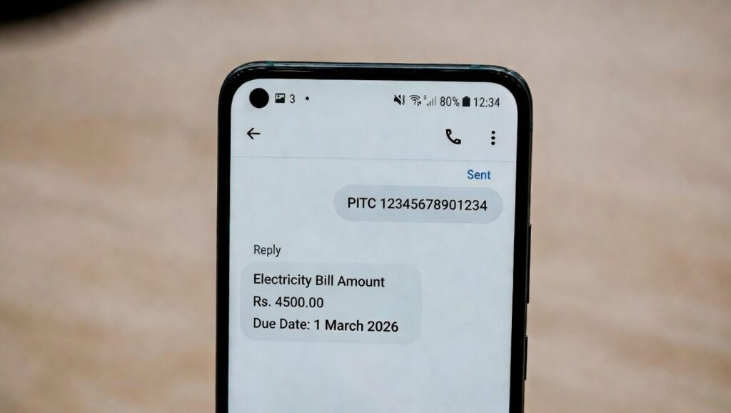 SMS Pe Bill — Sirf Ek Message Bhejo